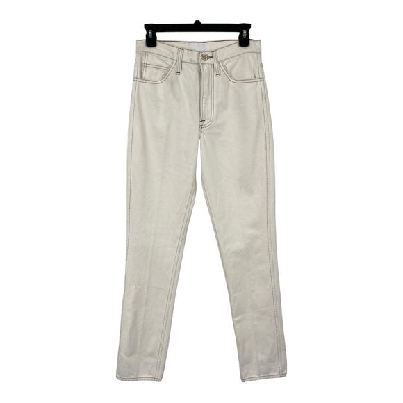 Frame Denim jeans Le Italien True Straight blanc size 25 - Picture 1 of 8
